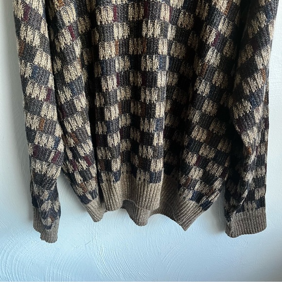 Vintage Geoffrey Beene Knit Sweater XL - Picture 3 of 6